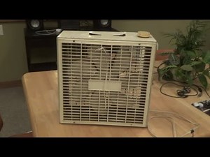 Small Lasko/Galaxy Box Fan From The Trash