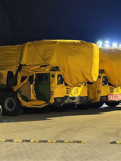 China’s ICBM Launchers Camouflaged as Cranes