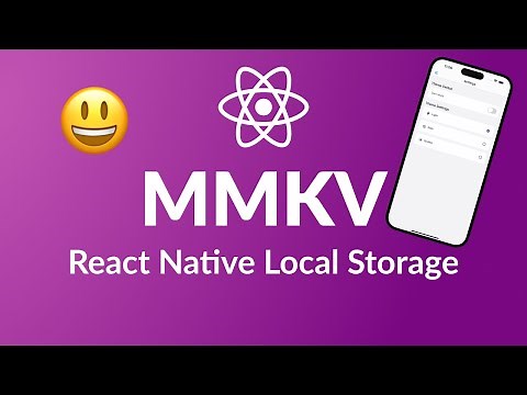 React Native MMKV Tutorial for Beginners | AsyncStorage Alternative?