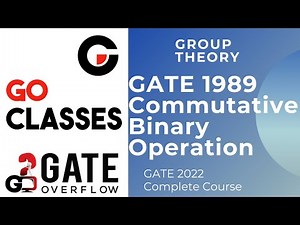 GATE CSE 1989 | Number of Commutative Binary Operations | Group Theory Discrete Maths| Deepak Poonia