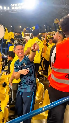 I led the chants with Al Nassr fans.👍🔥 #cristianoronaldo #saudiarabia #riyadh #ronaldo #cristiano