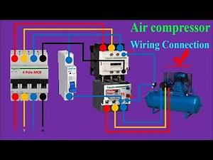 Air Compressor Automatically ON OFF Connection Diagram | Electrical Technician Dost | Learn EEE