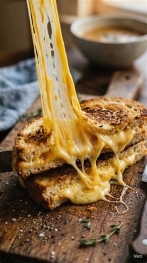 Cheese Burst Sandwich ASMR 🤤🧀 | Satisfying Crunch & Melt #shorts