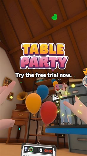 Stack Up in Table Party is fast, snappy, and insanely satisfying. No long setup. Quick rounds. Instant reactions. Perfect for a quick game night with friends. How high can you stack before it wobbles? Try Stack Up in Table Party — start with the FREE Trial! #tableparty #vrgame #vrgaming [Table Party on Meta] https://www.meta.com/experiences/table-party/5605318496232756/ [ Join our Discord ] https://discord.com/invite/49fPZ5Fwm4 | Table Party