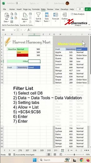 Dynamic Inventory Management Template in Excel - Excel Tips and Tricks #shorts
