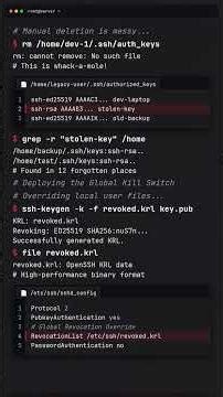 Stop Deleting SSH Keys. Use This Global Kill Switch Instead.