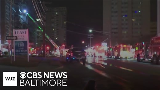 Several people injured after fire at Baltimore County apartment building