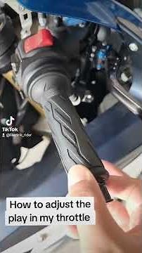Adjusting the play in my motorcycle throttle, I like it tight! #sportbike #suzuki #gsxr #diy #howto