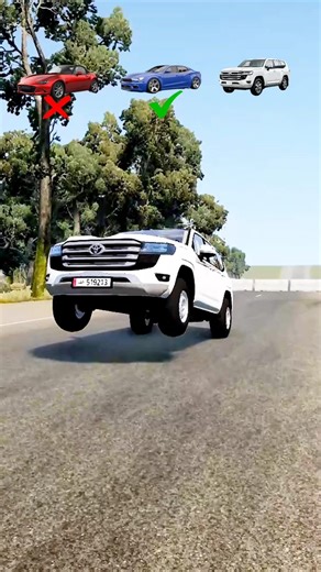 Fail or Fly? Watch until the end to see the winner 🏆​ #beamng #toyota #carphysics #gamingreels