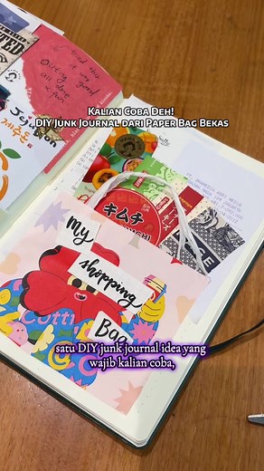 DIY Junk Journal dari Paper Bag Bekas