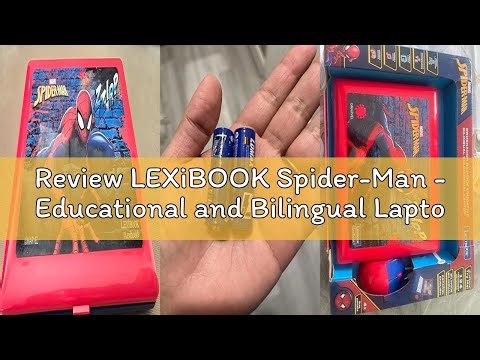 Review LEXiBOOK Spider-Man - Educational and Bilingual Laptop Spanish/English - Toy for Child Kid (B