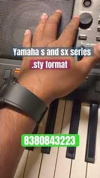 New Yamaha Keybaord style 6-8 style