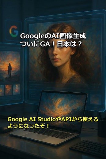 GoogleのAI画像生成 ついにGA！日本は？/国内ITニュース #Shorts #ITニュース #GoogleAI #画像生成AI