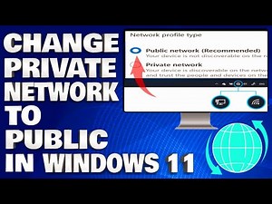 How To Change Network Private To Public in Windows 11