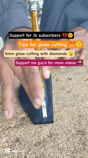 tutorial for beginners~glass cutting tips #shorts #viral #shortsfeed