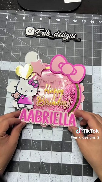 Hello Kitty Cake Topper Tutorial for Parties