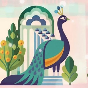 Cute Peacock Bird Animation Closeup Stock Footage Video (100% Royalty-free) 3655712365 | Shutterstock