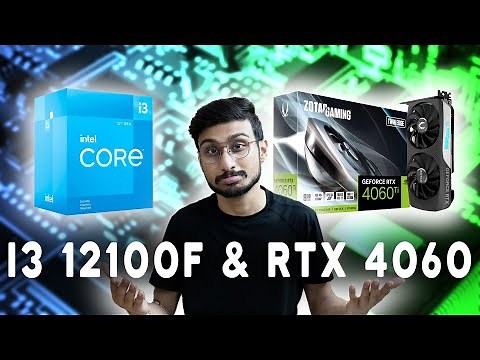 i3 12100f & RTX 4060 : 8 GAMES TESTED! Indian Temps & Benchmarks!