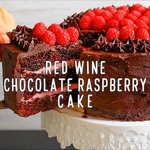 126K views · 345 reactions | Chocolate Cake with Red Wine, Raspberry Mascarpone Filling and Chocolate Buttercream is so delicious you won’t be able to resist another slice! Full Recipe: www.happyfoodstube.com/red-wine-chocolate-raspberry-cake-filling-icing-decorating | Happy Foods Tube - Quick and Easy Homemade Recipes | Facebook