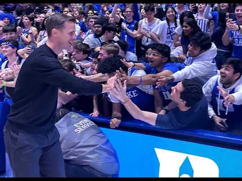 Duke coach Jon Scheyer: pre UVA at Duke, Full press conference 2-26