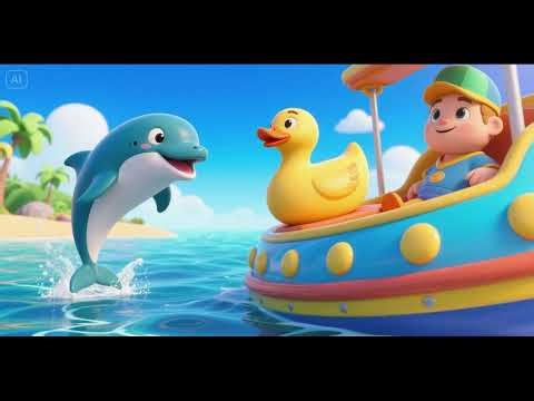 The Dolphin and the Duck’s Ocean Ride! | Nursery Rhymes & Kids Songs 🌊🐬🦆