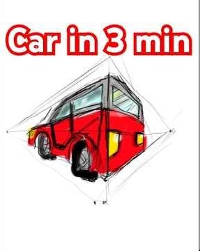 how to draw a car. #car #drawing #drawingtutorial #perspective #easy #practice #loveart #kidsart