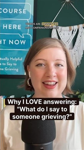 Words are the best form of grief support there is! 💬 📖 🫂