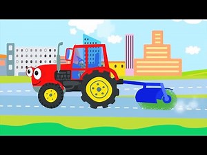 Schöne Lieder – Wir lernen die Namen von Maschinen, Tieren und Zahlen | Lieder über Autos für Kinder