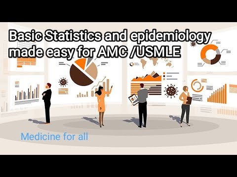 Basic Statistics and Epidemiology made easy for AMC,USMLE and other exams