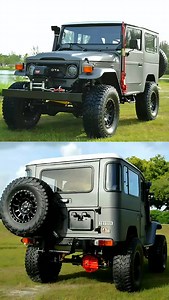 For sale.! ★1981 Toyota Land Cruiser Fj40 restomod ★Price: 65.000$ ★More info: 7863860523 ★It is located in Miami Florida ★5.3-Liter Vortec V8 ★4L60E Four-Speed Automatic Transmission ★Dual-Range Transfer Case ★Front differential 4.10 Japanese ★Dana 70 rear differential ★ARB Rear Air Locker ★Repainted Matte Gray ★Black Leather Upholstery w/Red Stitching ★17" Pro Comp Wheels ★Front Disc Brakes ★Old Man Emu Shocks ★Warn M8274 Winch ★LED Headlights ★Snorkel Intake ★Pioneer Head Unit ★Vintage Air Cl