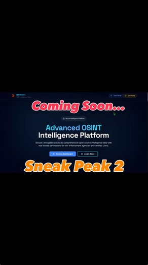 Defronix Academy | Cybersecurity on Instagram: "Defronix Advanced OSINT Intelligence Platform - Sneak Peak | Launching Soon 🔥 🔥 For Users & LEAs both 🙌😎 #osint #cybercrime #cybercrimeinvestigation #hacker #ethicalhacker"