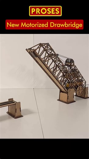 326K views · 5.1K reactions | MOTORIZED DRAWBRIDGE Real movement • Real engineering Only from PROSES ⚙️  proses.com #Proses #Drawbridge #ModelTrains #RailwayTools #HO #OO #NScale | Proses Smart Tools for Model Trains, Railways, Railroads | Facebook