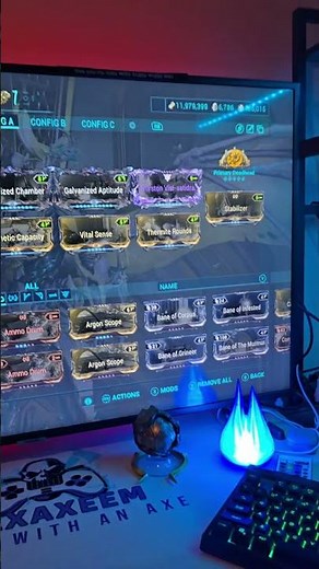 Burston Prime Incarnon Build #maxaxeem #warframe #warframecommunity #warframeplayer #game