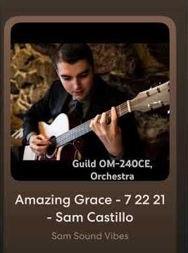 Guild OM-240CE, Orchestra Acoustic-Electric Guitar - Sam Sounds Vibes