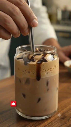 🍫 Viral Chocolate Cold Coffee Recipe | Creamy Cafe Style Cold Coffee ☕ #creamycoffee