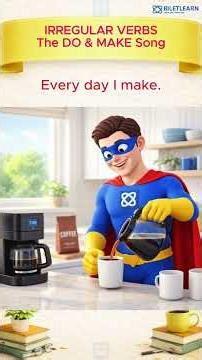 Easiest & Fastest Way to Master 5 Tenses: DO & MAKE Song | Learn One, Know Two with BILETLEARN