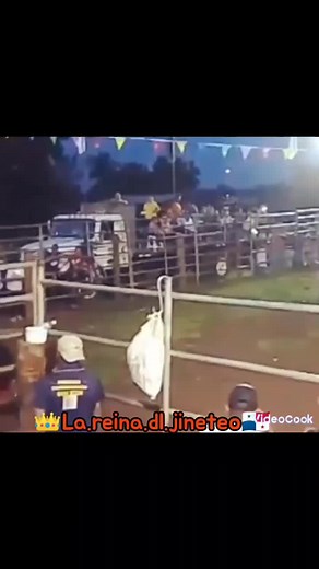 Exciting Nighttime Rodeo Bull Riding Event Highlights