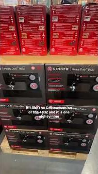 Costco Singer Heavy Duty Sewing Machine #costco