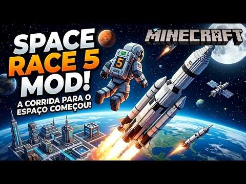 🔴Minecraft no MOD Space Race 5 - Base Starter da Lady #02