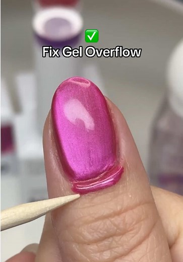 Fix Gel Polish Overflow Correctly for a Clean Finish