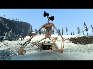 Siren Head chases Planes! Garry's Mod gm_boreas