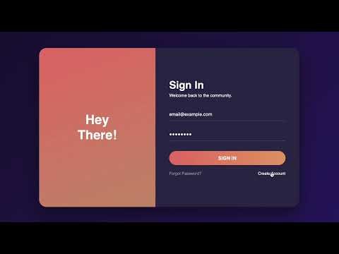 How To Create Login Form With HTML & CSS