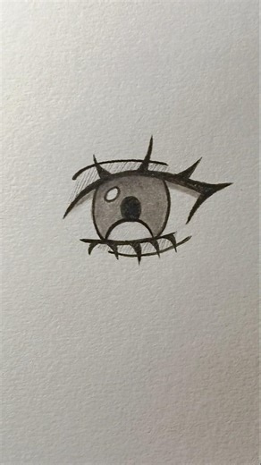 How to draw anime eyes tutorial ✨ #shorts