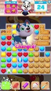 Cookie Jam Level 1118 no booster [Gameplay] [normal speed | optimized for smartphones]