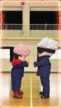 Whoever wins gets Yuji as a prize 🌝🌚🌝🌚🌝🌚 #jujutsukaisen #jjk #goyu