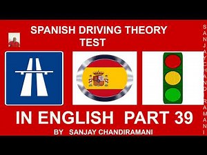 Spanish Driving Theory Test in English Part 39