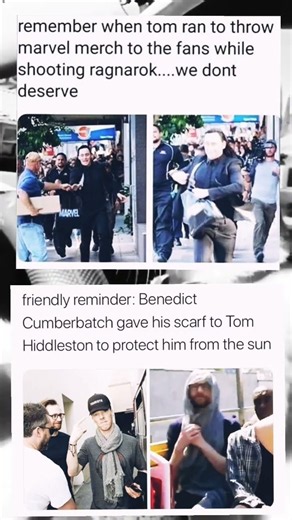 Marvel fans really don’t deserve these wholesome Tom Hiddleston moments 😭❤️