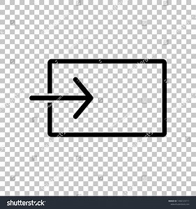 Input Sign Black Icon On Transparent Stock Vector (Royalty Free) 1466123711 | Shutterstock