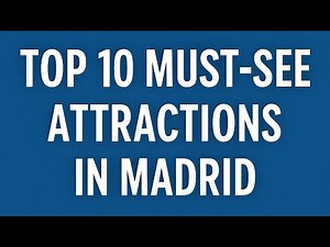 Top 10 Must-See Attractions in Madrid 🇪🇸 | Travel Guide 2025