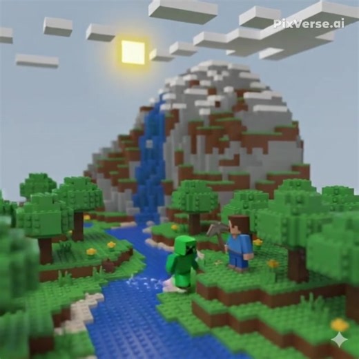 Minecraft built with LEGOS 🧱 #Minecraft #lego #gaming #shorts #viral